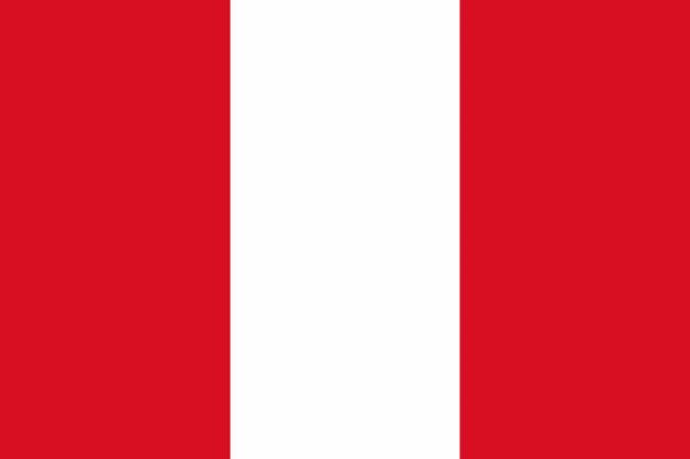 Vlag Peru - 100x150cm Spun-Poly